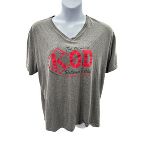 Next Level Apparel KOD Gentlemen’s Club Tee XXL Gray V-Neck‎ Minnesota